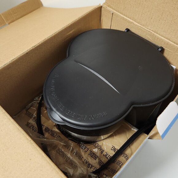 Living Solutions 5 Cup Coffee Maker NEW Black Filter Keep Warm Pause & Pour Home - Picture 3 of 3